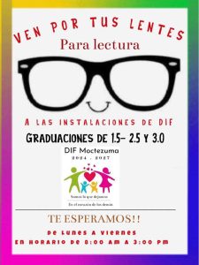 Lentes para lectura.
