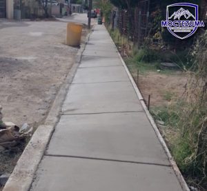Construcción de banquetas