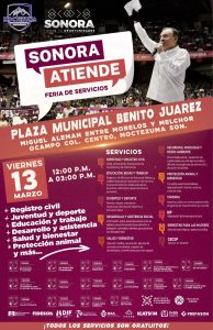 Feria de Servicios “Sonora Atiende”